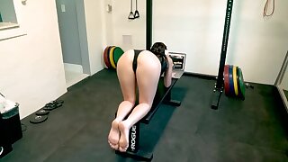 Intense Creampie in Gym Workout